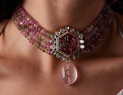 Tourmaline Stone Set