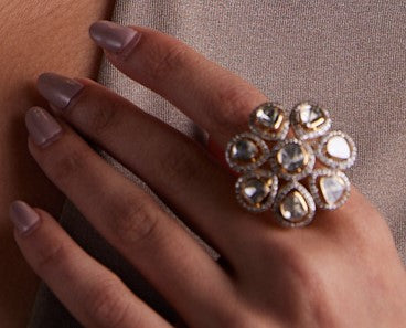 Rajasi Floral Ring